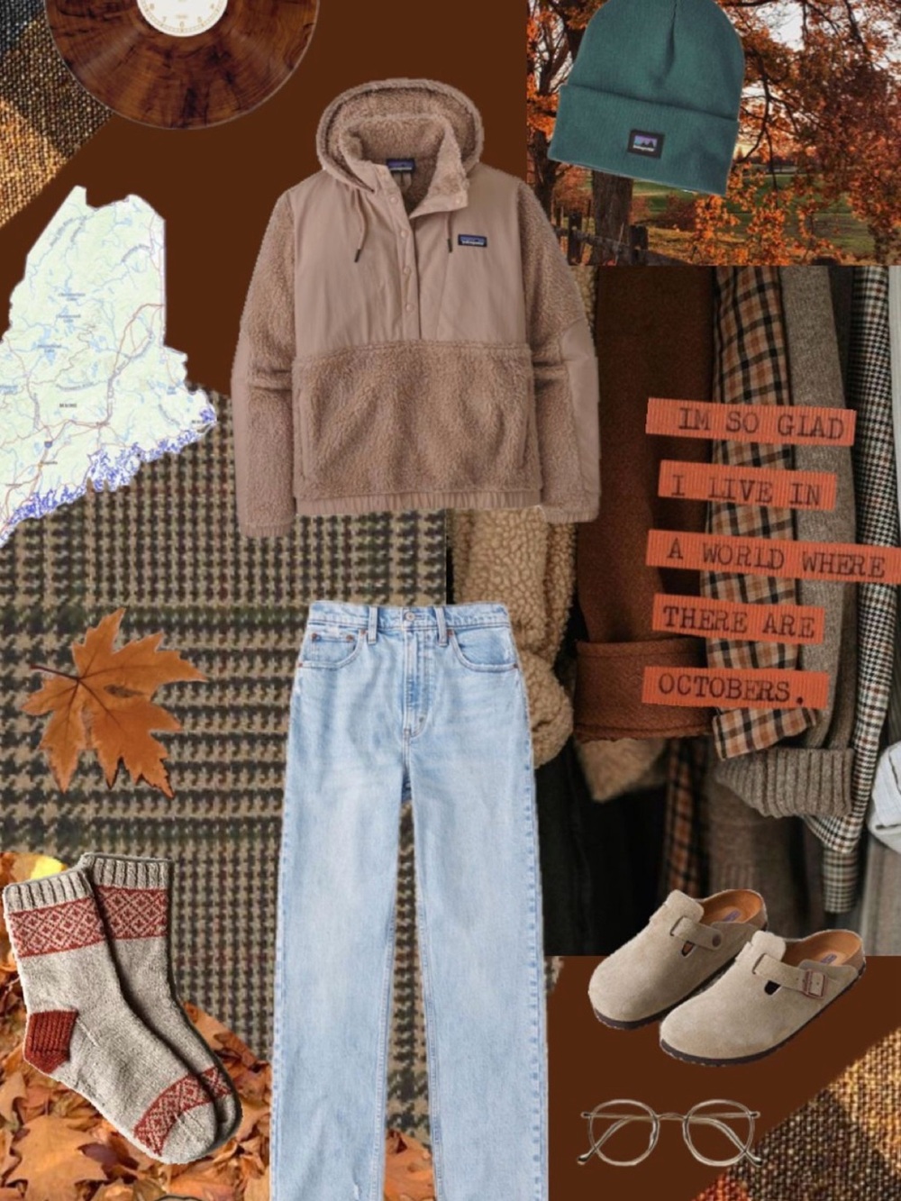 Patagonia Taupe Teddy Sherpa Pullover Hoodie